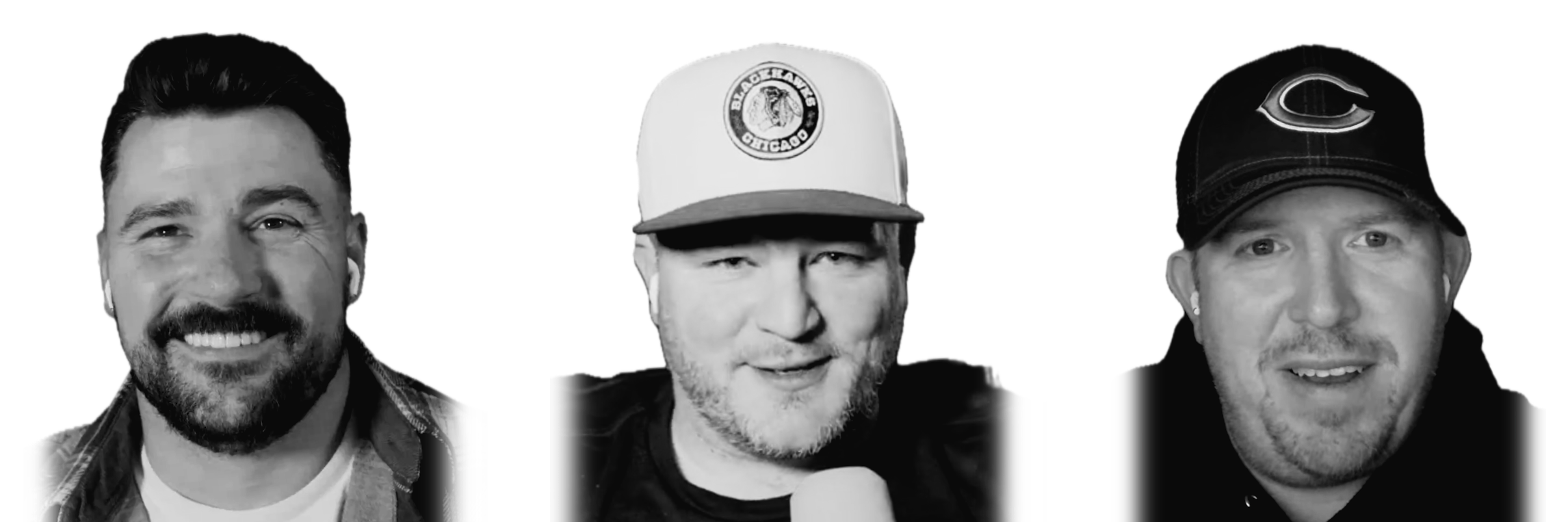 The hosts of the Beer League Society football and hockey podcast